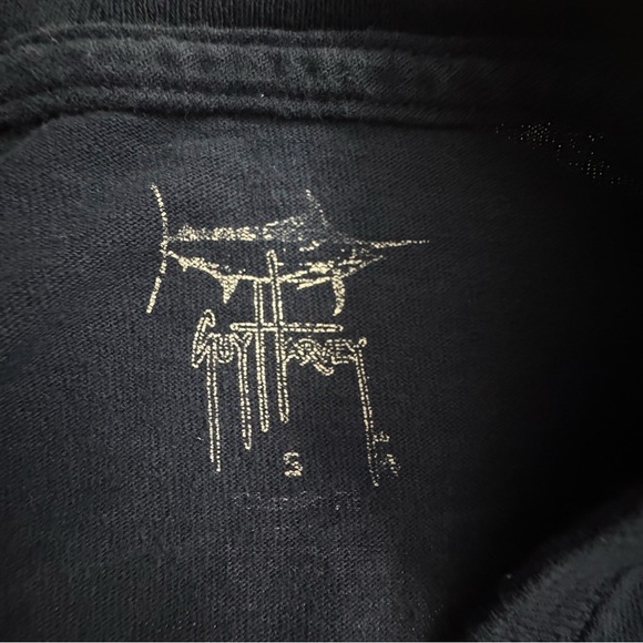 Guy Harvey T-Shirt Men’s Size S Blue Short Sleeve Graphic Tee American Flag - Picture 4 of 5